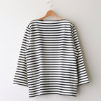 BASQUE SHIRT #NAVY OFF WHITE-ST [33024]