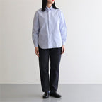 COMFORT SHIRT RELAX LONG #SAX [63104]