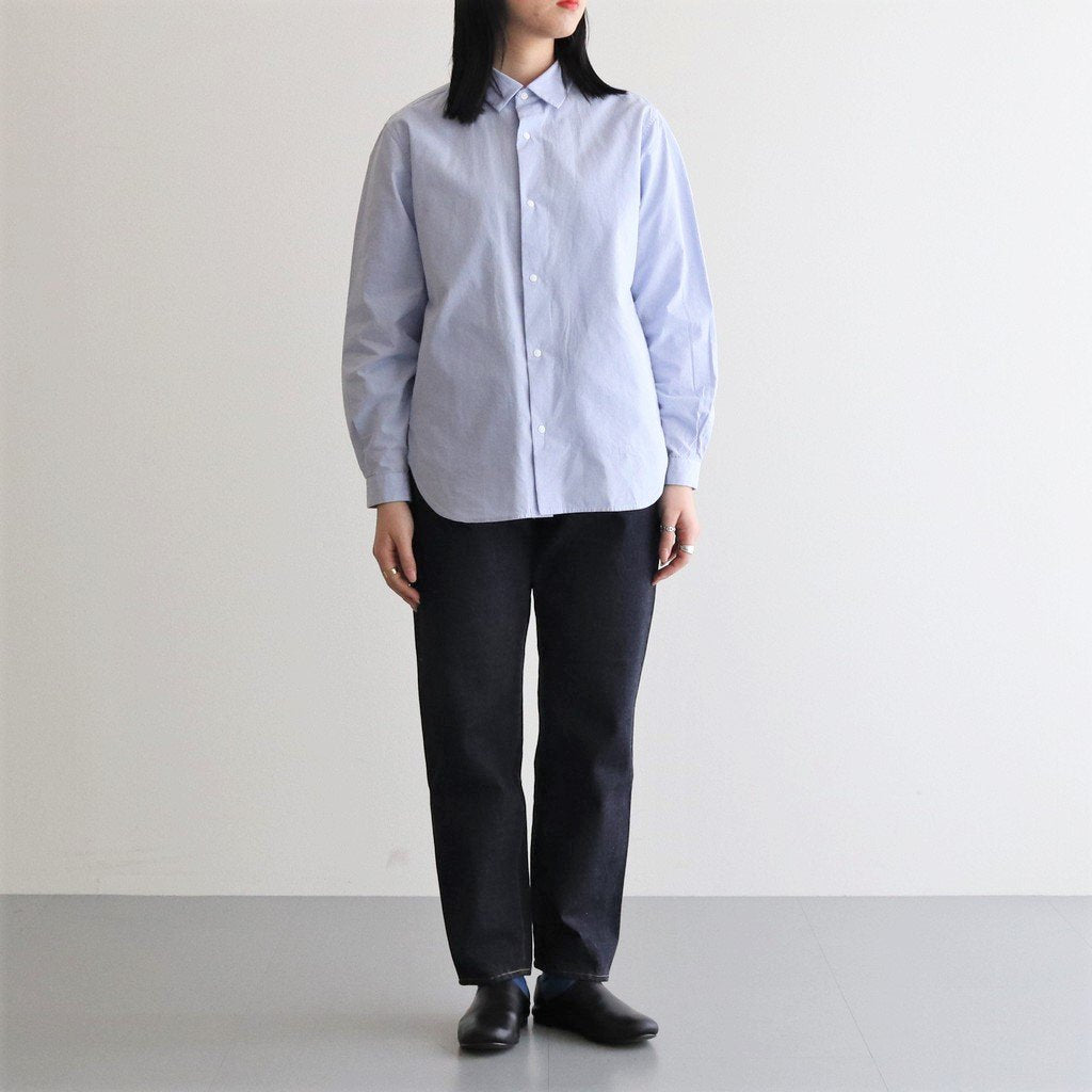 COMFORT SHIRT RELAX LONG #SAX [63104]