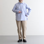 COMFORT SHIRT RELAX LONG #SAX [63104]