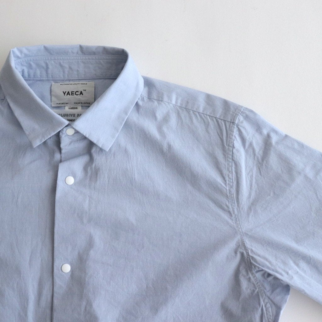 COMFORT SHIRT RELAX LONG #SAX [63104]