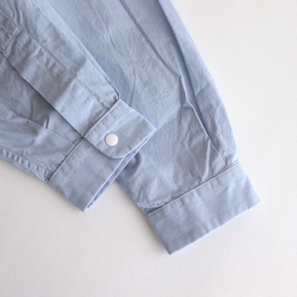 COMFORT SHIRT RELAX LONG #SAX [63104]