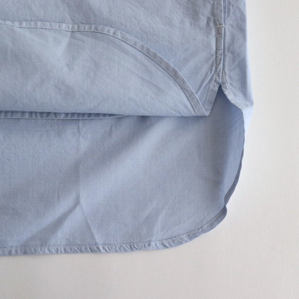 COMFORT SHIRT RELAX LONG #SAX [63104]