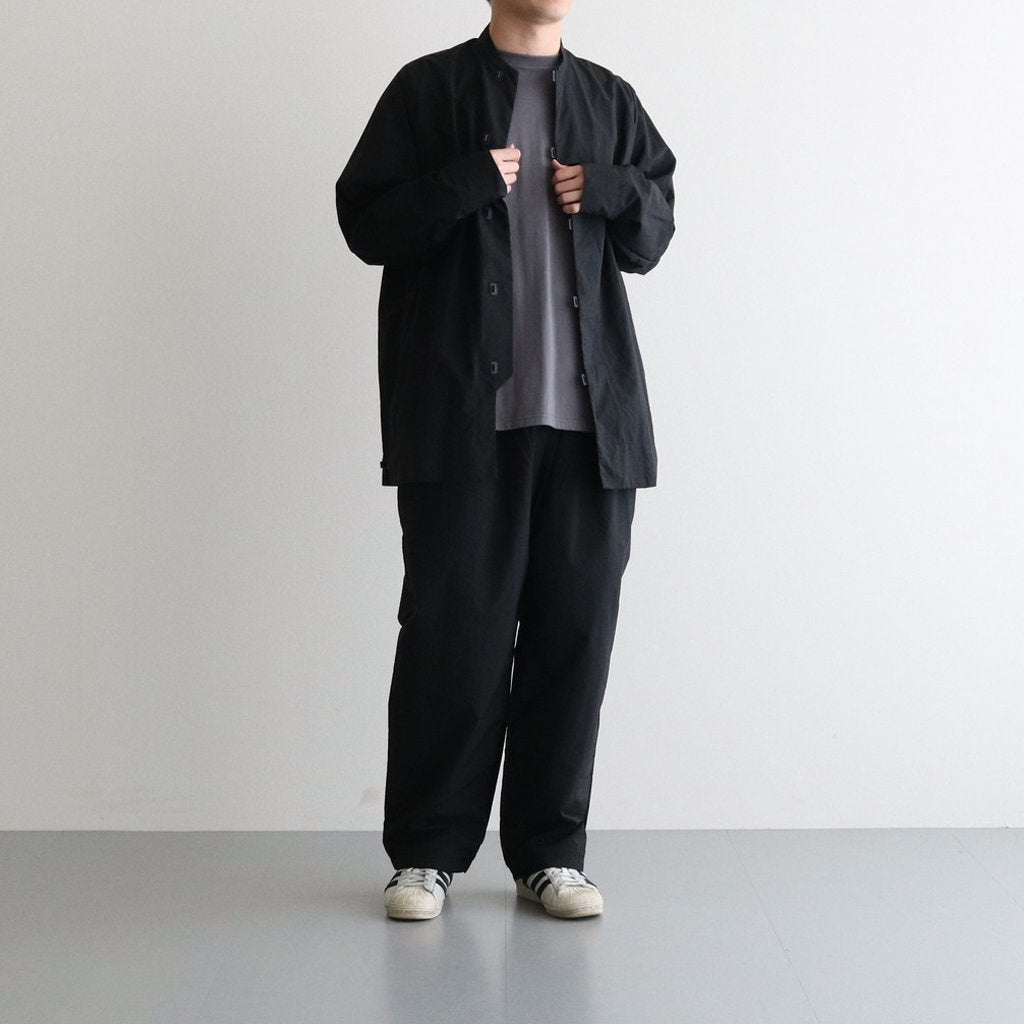 CAPSULESNAP SHIRT  PACKABLE #BLACK [TT-SHT-003-P]
