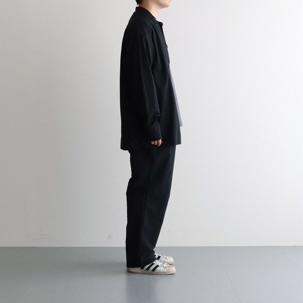 CAPSULESNAP SHIRT  PACKABLE #BLACK [TT-SHT-003-P]