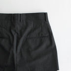 SUPER FINE TROPICAL WOOL SLACKS #TOP CHARCOAL [A23SP08WT]