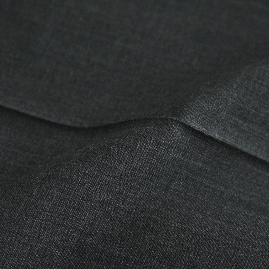 SUPER FINE TROPICAL WOOL SLACKS #TOP CHARCOAL [A23SP08WT]