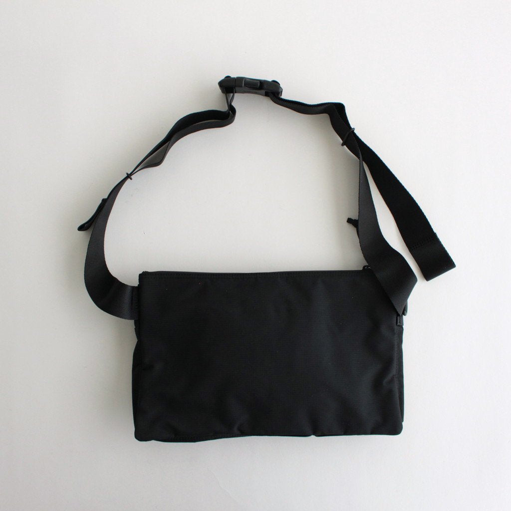 ナイロンリップ三層 PORTER WAIST BAG #BLACK [HK-K201-051]