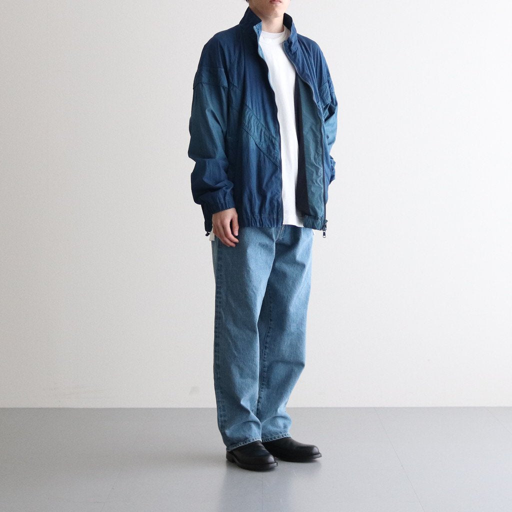 SPRAY PRINTED NYLON ZIP BLOUSON #OCEAN BLUE [YK23SS0463B]