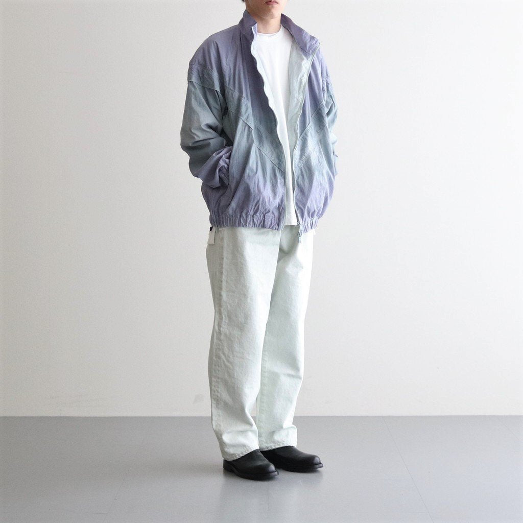 SPRAY PRINTED NYLON ZIP BLOUSON #MIST GREEN [YK23SS0463B]