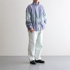 SPRAY PRINTED NYLON ZIP BLOUSON #MIST GREEN [YK23SS0463B]