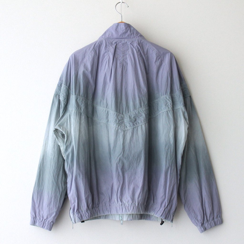 SPRAY PRINTED NYLON ZIP BLOUSON #MIST GREEN [YK23SS0463B]