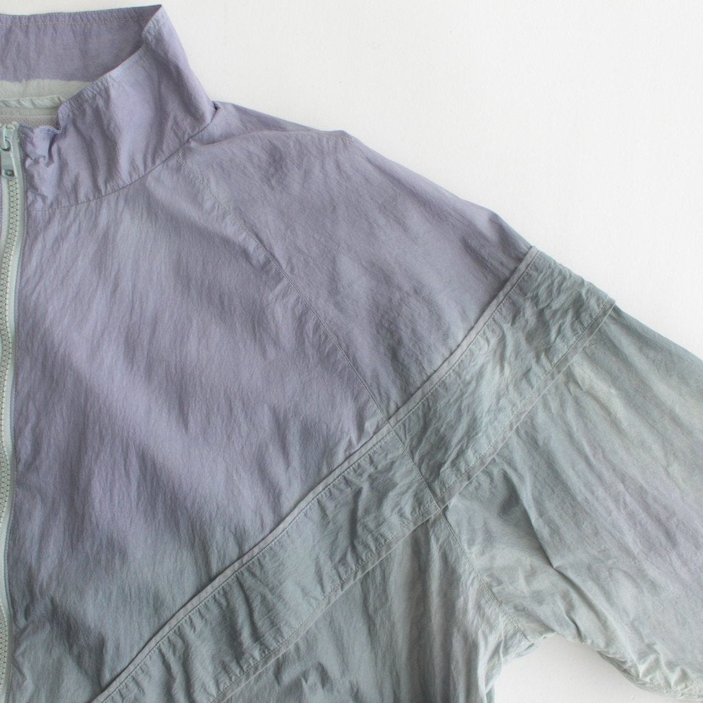 SPRAY PRINTED NYLON ZIP BLOUSON #MIST GREEN [YK23SS0463B]