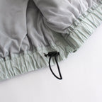 SPRAY PRINTED NYLON ZIP BLOUSON #MIST GREEN [YK23SS0463B]