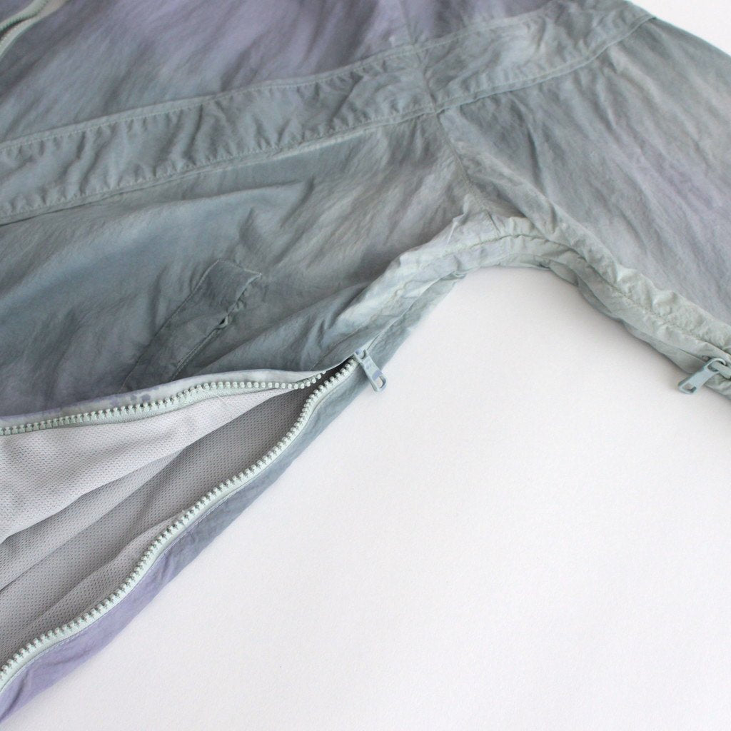 SPRAY PRINTED NYLON ZIP BLOUSON #MIST GREEN [YK23SS0463B]