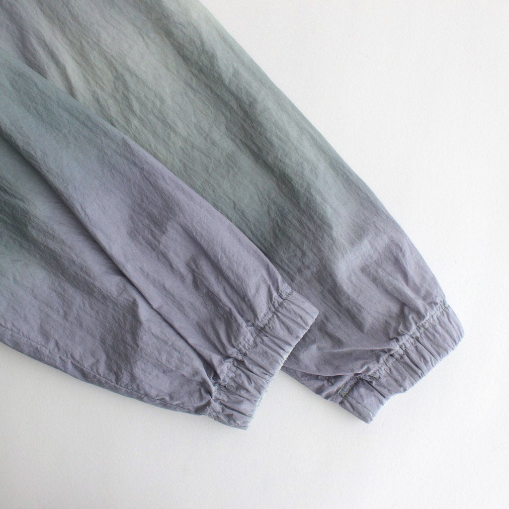 SPRAY PRINTED NYLON ZIP BLOUSON #MIST GREEN [YK23SS0463B]