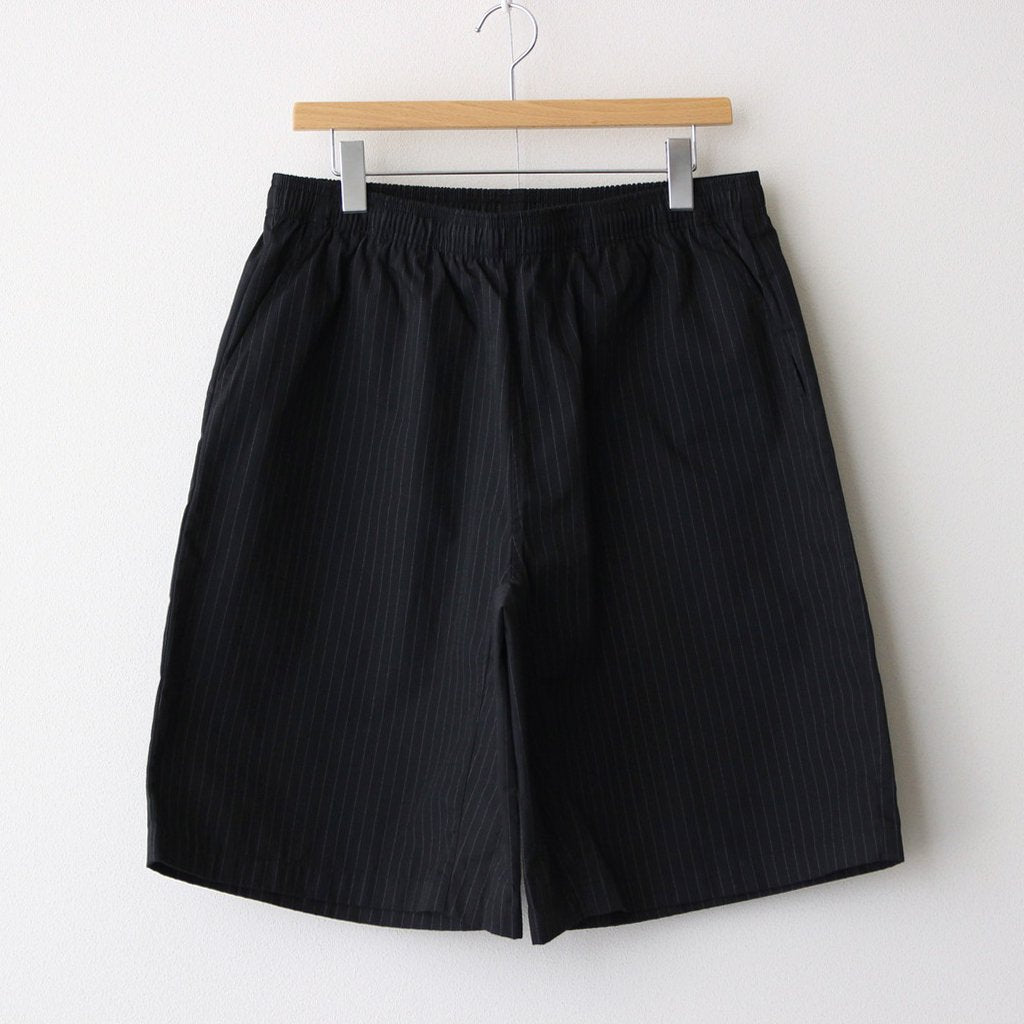 CORPORATE EASY SHORTS #BLACK STRIPE [FSW-23-PT_145]