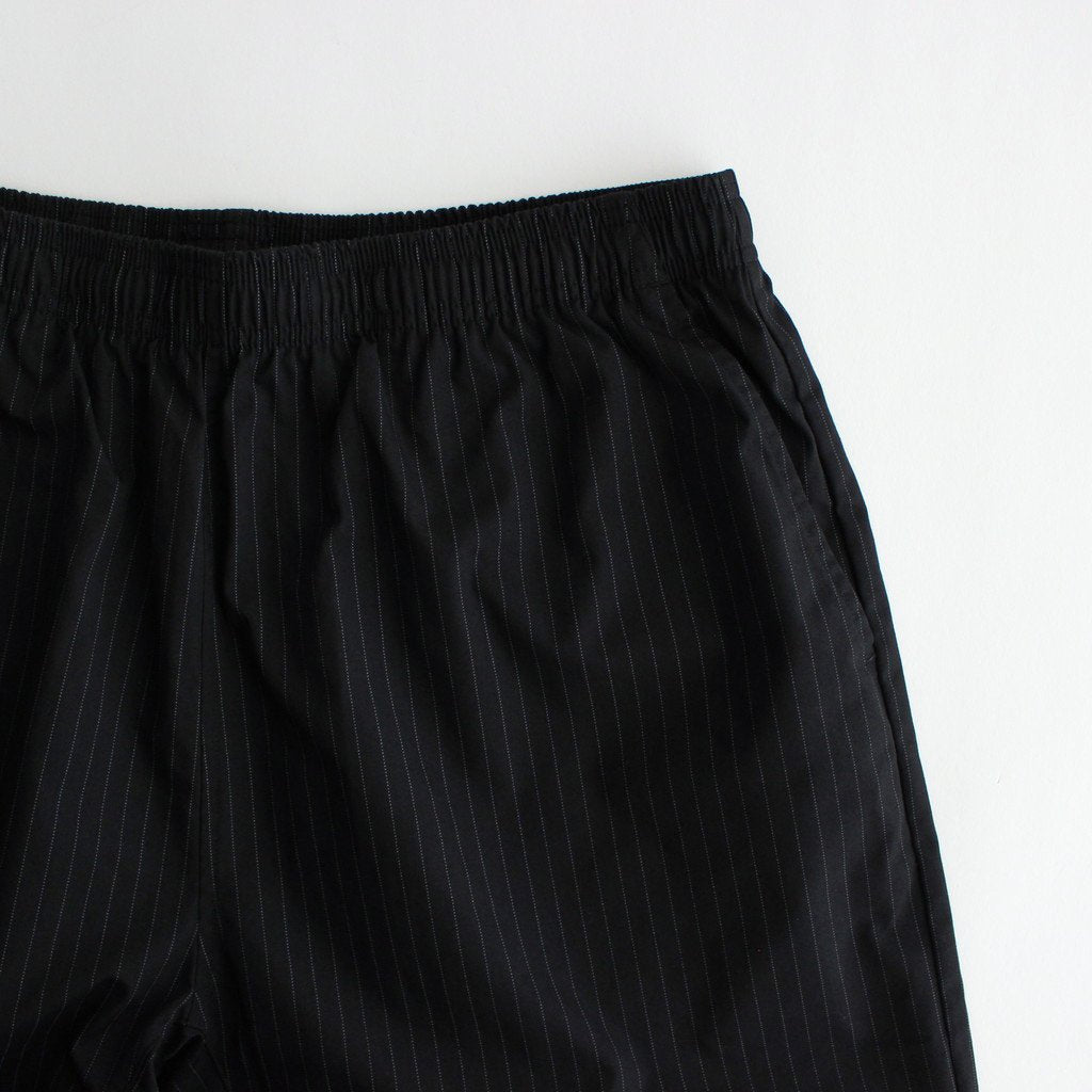 CORPORATE EASY SHORTS #BLACK STRIPE [FSW-23-PT_145]