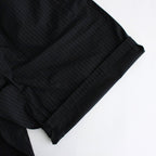 CORPORATE EASY SHORTS #BLACK STRIPE [FSW-23-PT_145]