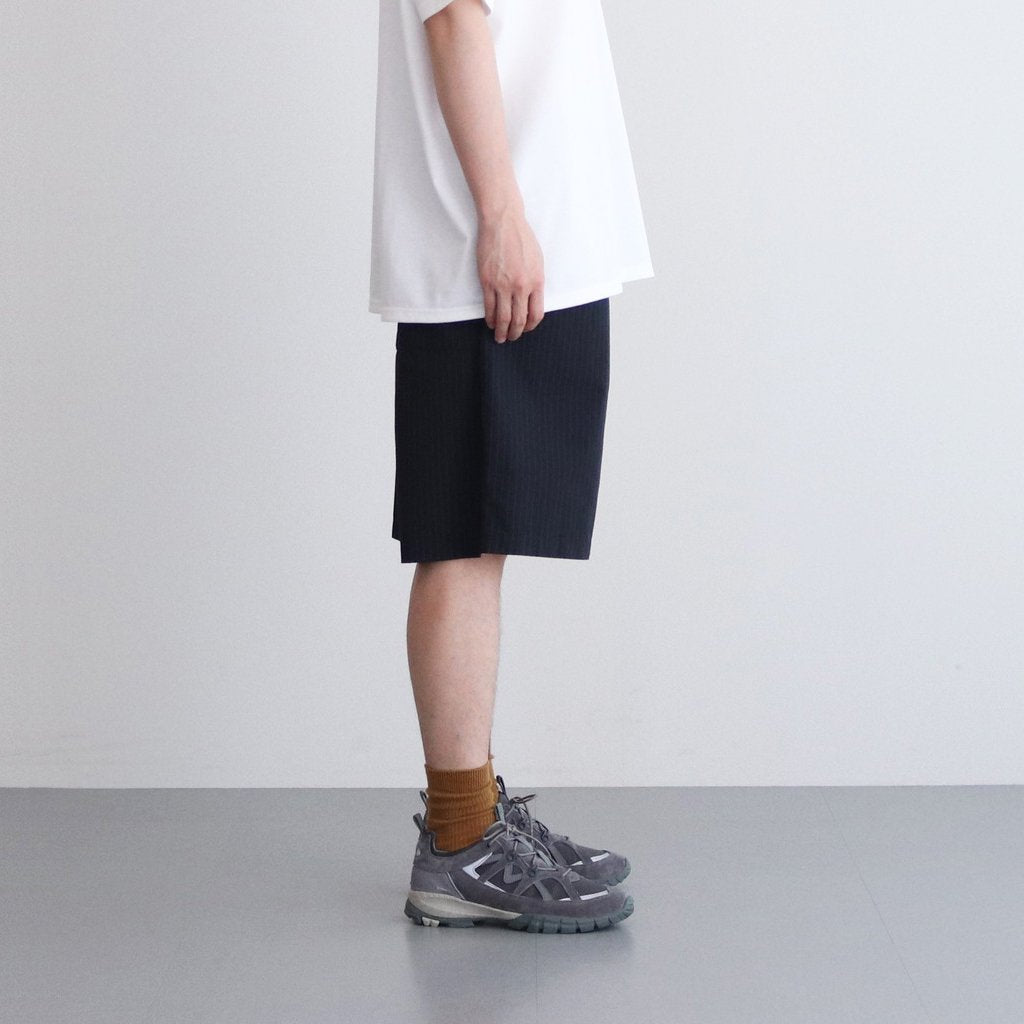 CORPORATE EASY SHORTS #BLACK STRIPE [FSW-23-PT_145]