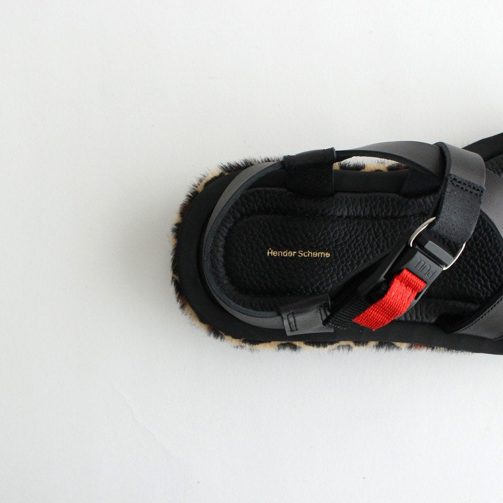 MEADOW SANDAL #BLACK/LEOPARD [RO-S-MDS]