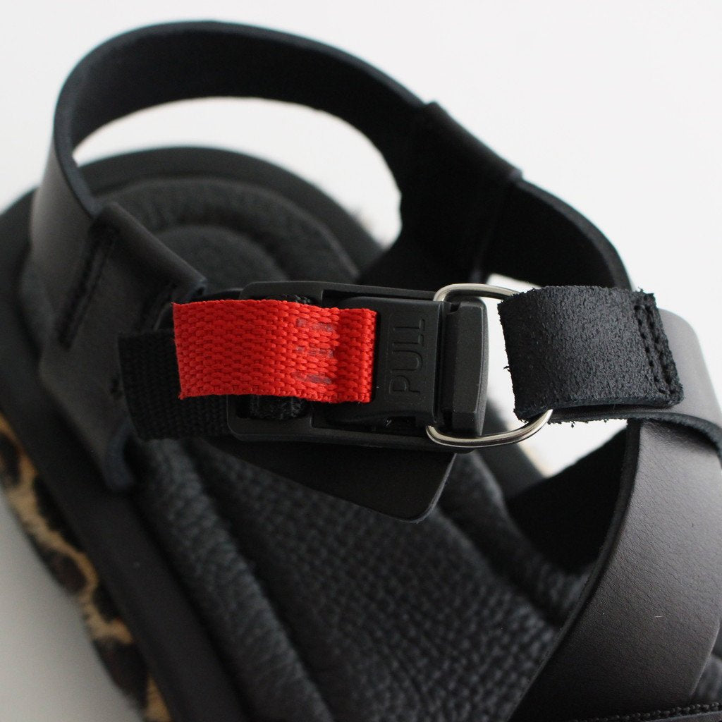 MEADOW SANDAL #BLACK/LEOPARD [RO-S-MDS]