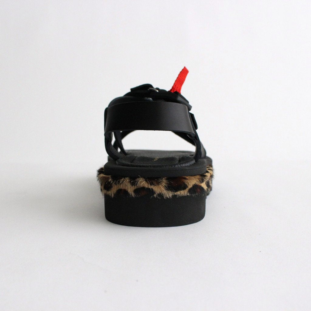 MEADOW SANDAL #BLACK/LEOPARD [RO-S-MDS]