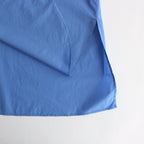 BROAD REGULAR COLLAR OVERSIZED SHIRT DRESS #BLUE [GL231-60084B]