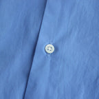 BROAD BAND COLLAR OVERSIZED SHIRT DRESS #BLUE [GL231-60085B]