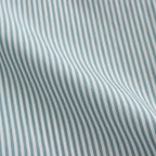 BROAD STRIPE REGULAR COLLAR OVERSIZED SHIRT DRESS #GREEN STRIPE [GL231-60220B]