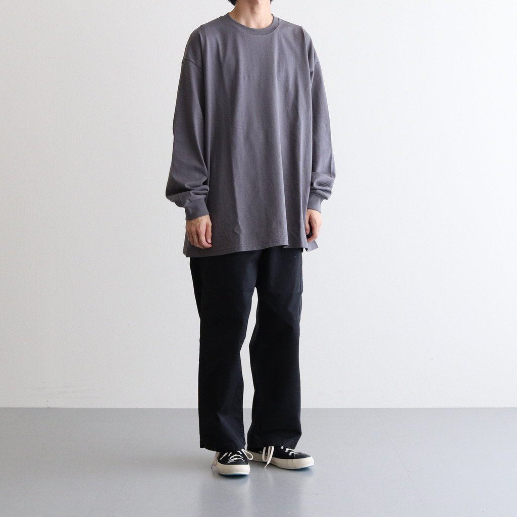 L/S OVERSIZED TEE #GRAY [GU231-70309B] _ Graphpaper | グラフ