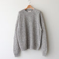 MESH CREWNECK SWEATER #WHITE [YK23SS0497S]