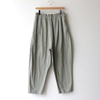 FCYLPT | 20/1・Strong twist twill cylinder pants #SAGE GRAY [GE_FR0802PF]