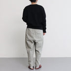 FCYLPT | 20/1・Strong twist twill cylinder pants #SAGE GRAY [GE_FR0802PF]