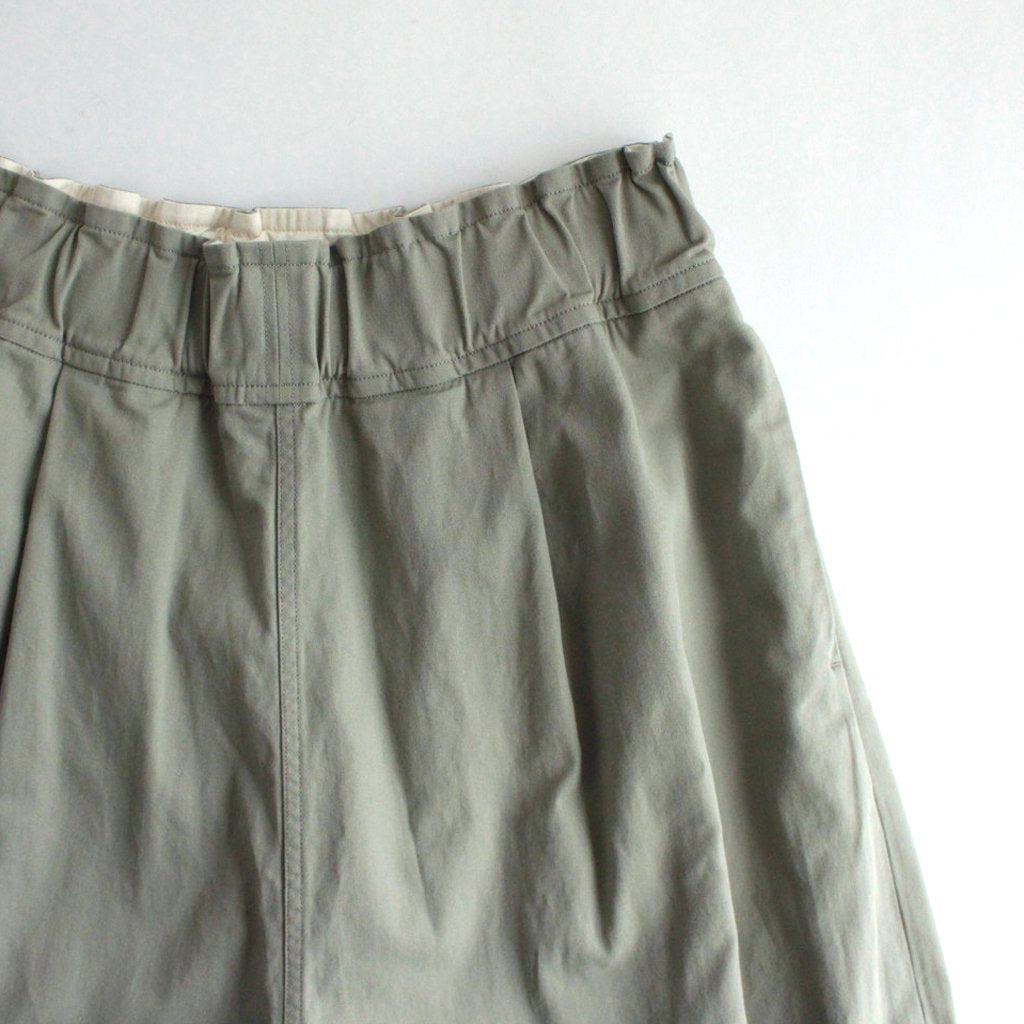 FCYLPT | 20/1・Strong twist twill cylinder pants #SAGE GRAY [GE_FR0802PF]