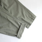 FCYLPT | 20/1・Strong twist twill cylinder pants #SAGE GRAY [GE_FR0802PF]
