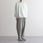 FCYLPT | 20/1・Strong twist twill cylinder pants #SAGE GRAY [GE_FR0802PF]