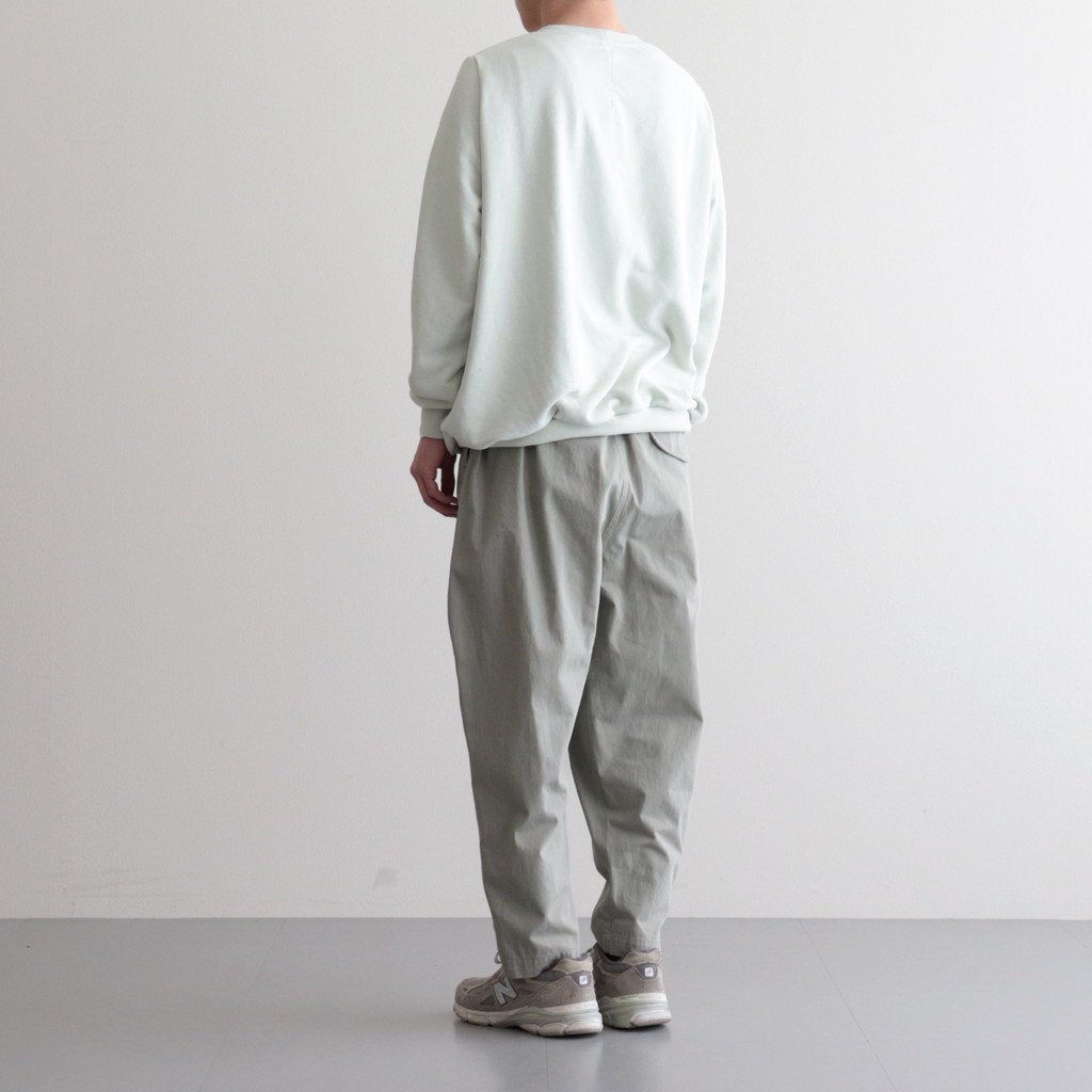 FCYLPT | 20/1・Strong twist twill cylinder pants #SAGE GRAY [GE_FR0802PF]