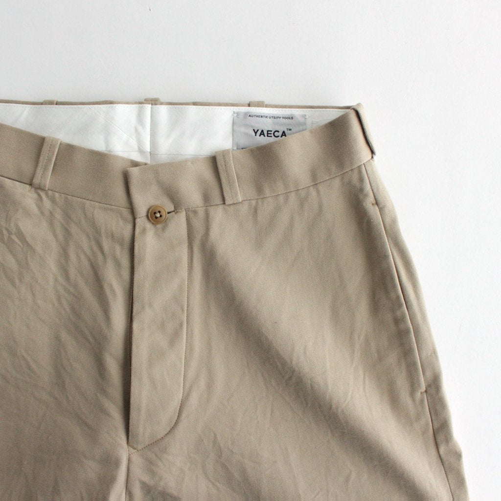 CHINO CLOTH PANTS WIDE #KHAKI [63602]