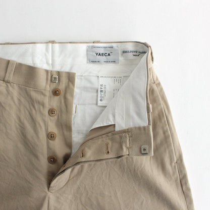 CHINO CLOTH PANTS WIDE #KHAKI [63602]