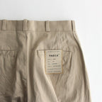 CHINO CLOTH PANTS WIDE #KHAKI [63602]