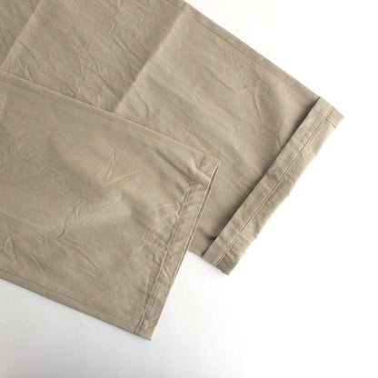 CHINO CLOTH PANTS WIDE #KHAKI [63602]