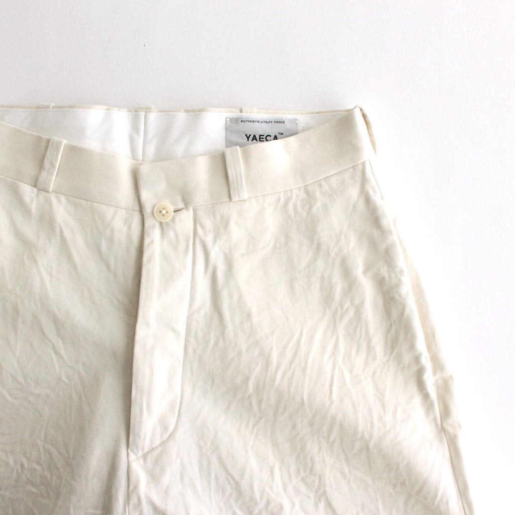 CHINO CLOTH PANTS WIDE #LIGHT BEIGE [63602]