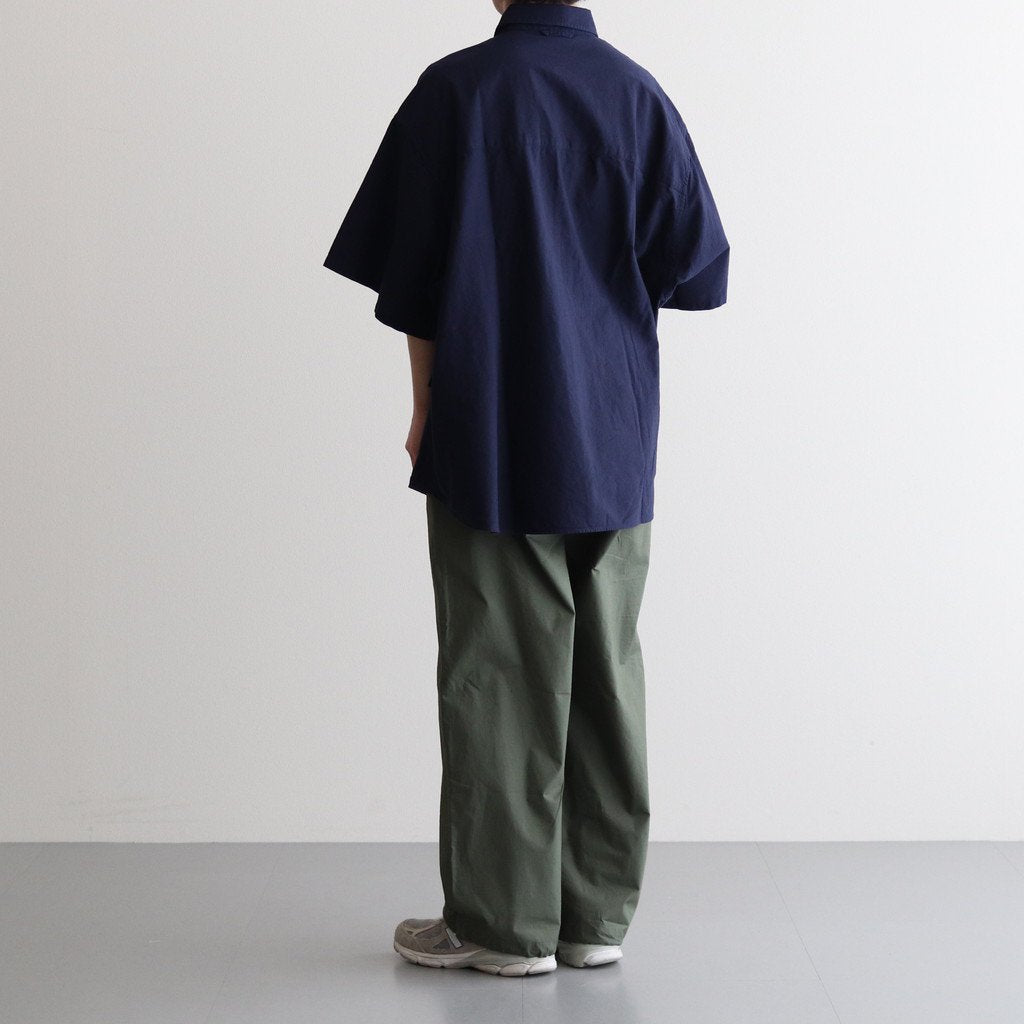 OXFORD FLAP POCKET S/S SHIRT #NAVY [FSW-22-SH_67]