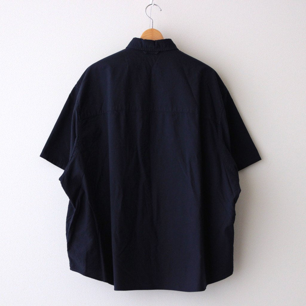 OXFORD FLAP POCKET S/S SHIRT #NAVY [FSW-22-SH_67]