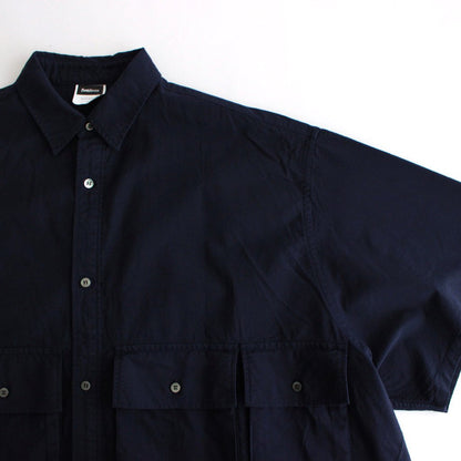 OXFORD FLAP POCKET S/S SHIRT #NAVY [FSW-22-SH_67]