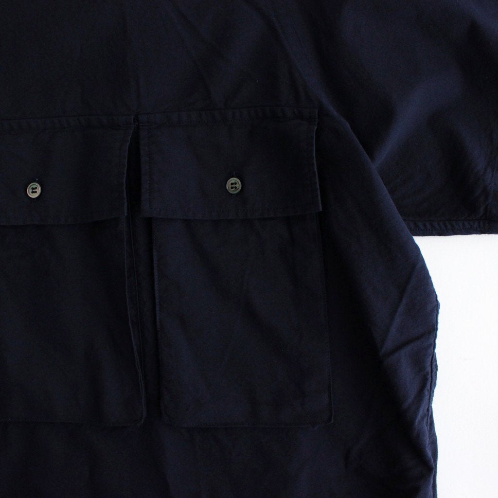 OXFORD FLAP POCKET S/S SHIRT #NAVY [FSW-22-SH_67]