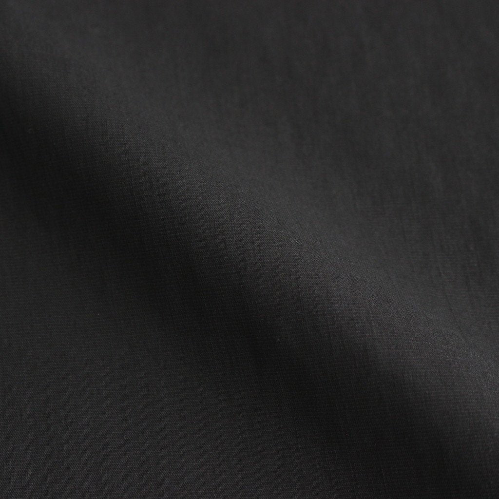 NRNPO｜クールマックス　ポリエステル&リネン・トロピカル スモールカラースリーブレスプルオーバー #BLACK [GE_NC1508PO]