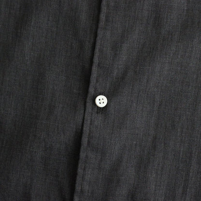 NOVR6S｜Coolmax Polyester &amp; Linen Tropical Small Color Wide Shirt #SLATE GRAY [GE_NC1505S6]