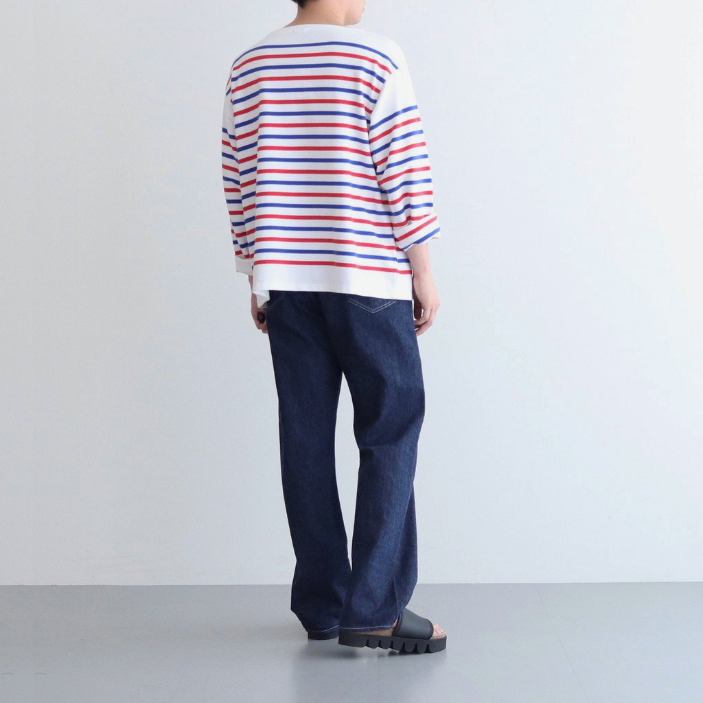 BASQUE SHIRT #TRICOLOR BORDER [H2301-CS001] _ LENO | リノ – ciacura